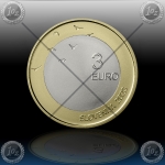 3 EVRO SLOVENIJA 2023 (Boris Pahor) BARVNI